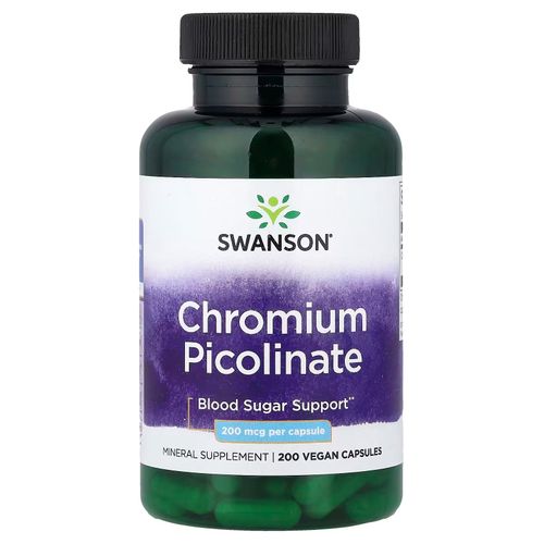 Picolinate De Chrome, 200 Μg, 200 Capsules Véganes