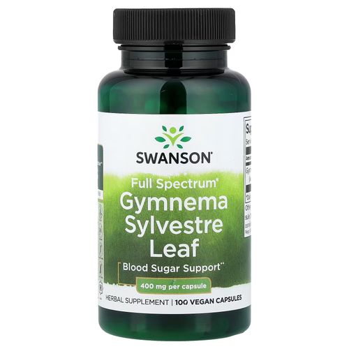 Feuille De Gymnema Sylvestre Full Spectrum®, 400 Mg, 100 Capsules Véganes