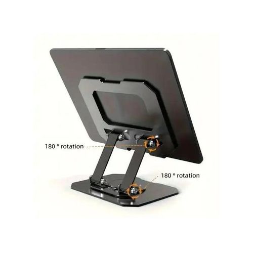 Support De Téléphone Et Tablette En Aluminium Stable Et Rotatif 360°
