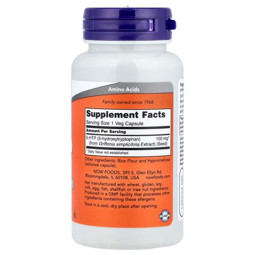 5-htp 100 Mg – 60 Capsules Végétariennes
