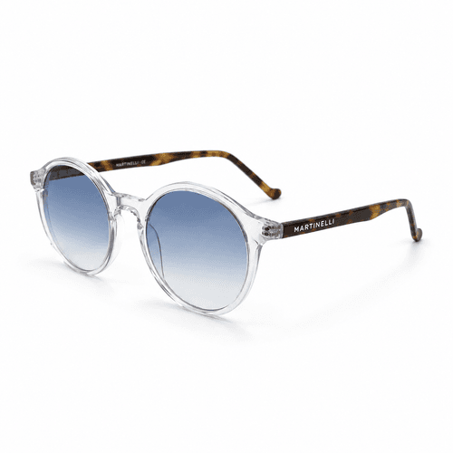 Lunettes De Soleil Transparentes Rondes Dégradé