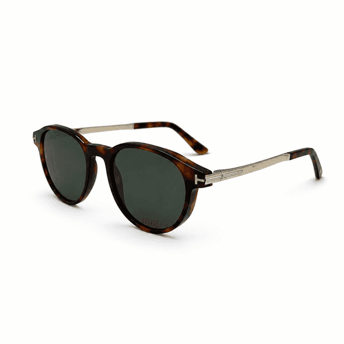 Lunettes De Soleil Écaille Rondes 