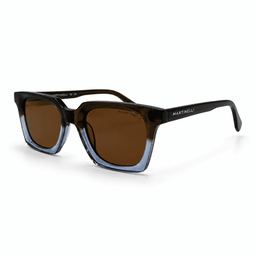 Lunettes De Soleil Bicolores - Style Carré Unisexe