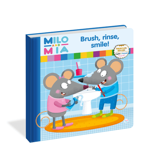 Brush Rinse, Smile - Milo And Mia (Trilingue)