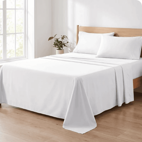 Pack Draps - DWIRTY - 1Place - 120x190cm - Doux - Antiallergique - Lavable