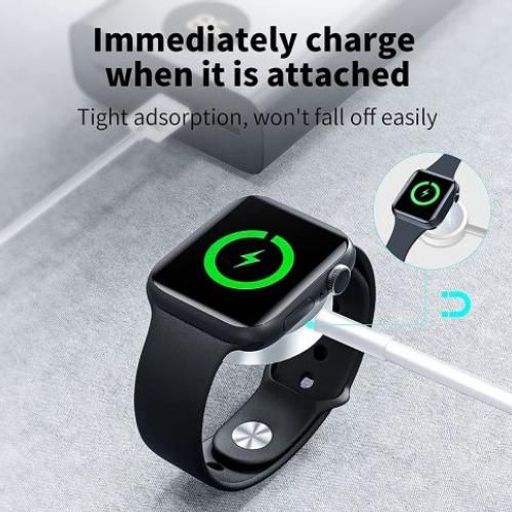 Chargeur de câble Type-c magnétique pour Apple Watch SE2/SE/8/7/6/5/4/3/2/1 thumbnail 2