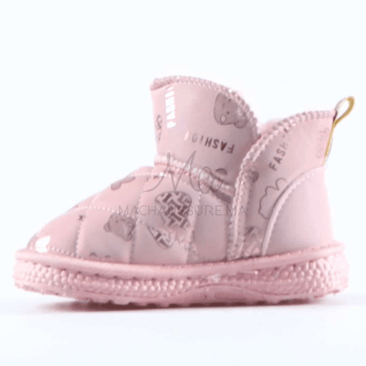 Leopoldo - Bottes Fourrées Imperméables Pour Fille En Rose thumbnail 3