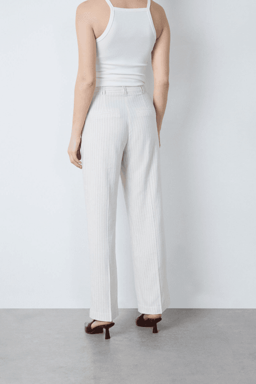 Pantalon large rayé thumbnail 2