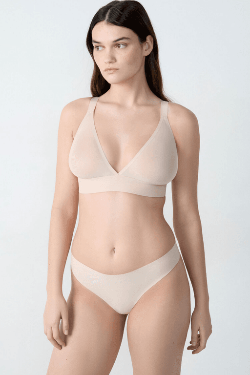 Soutien-gorge triangle sans armatures en mesh thumbnail 4