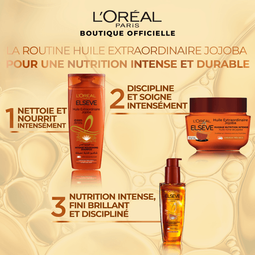 Elsève - Huile Extraordinaire - Shampooing nutrition cheveux très secs 200ML thumbnail 3