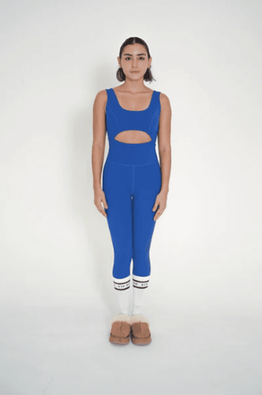 Jump Suit - Cut Out- Blue Electric thumbnail 1