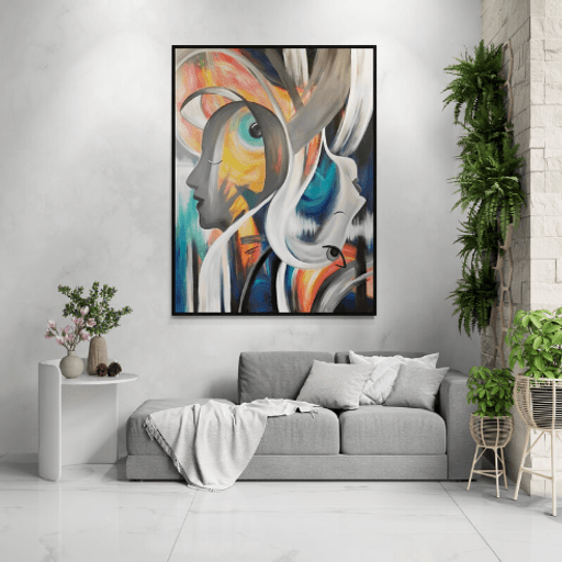 Tableau Abstraite Figurative thumbnail 1
