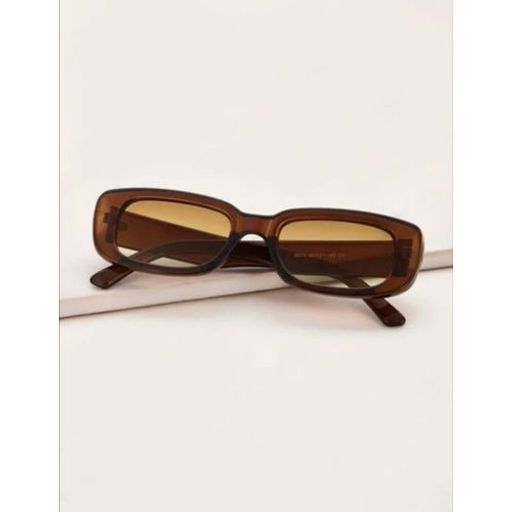 Lunettes de soleil rétro rectangulaire thumbnail 2