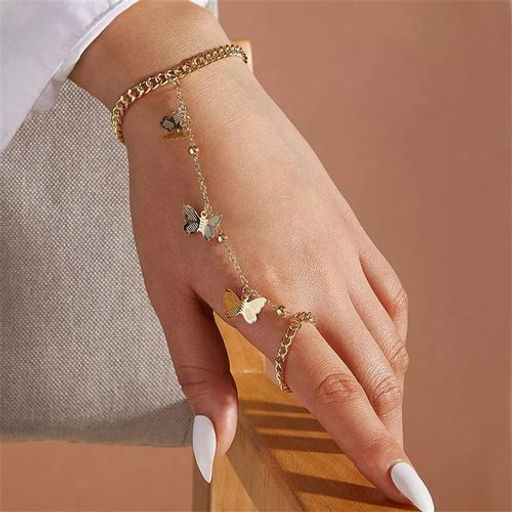 Ensemble bracelet et bague papillon thumbnail 2