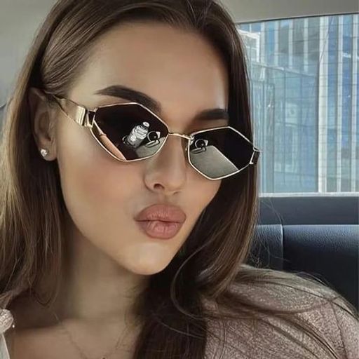 Lunettes de Soleil Hexagonales thumbnail 3