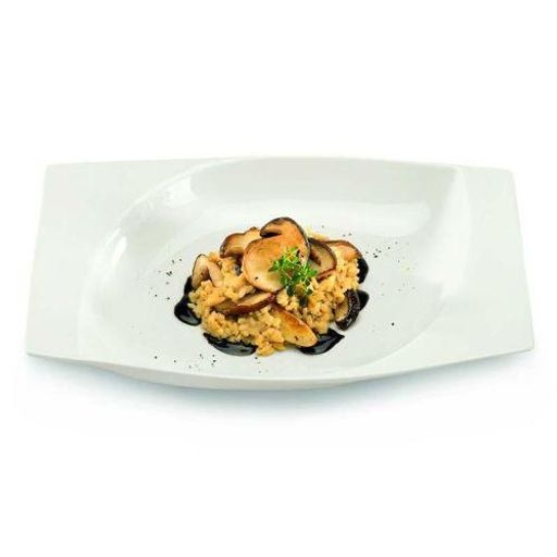 Assiette Creuse En Porcelaine Rectangulaire thumbnail 2