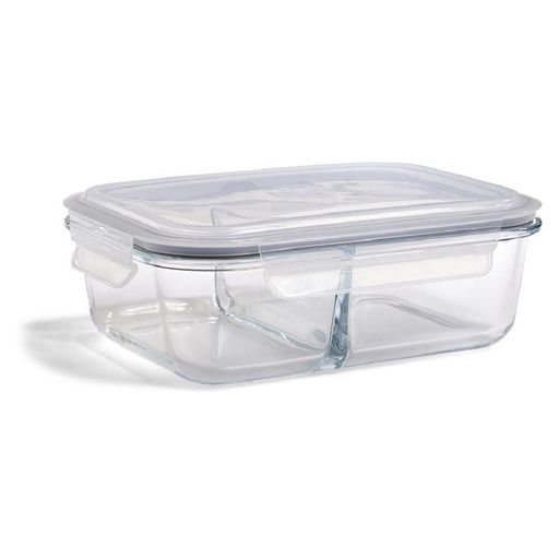Set 2 boîtes en verre avec couvercles pour conservation GM 22/17cm/H7cm thumbnail 1