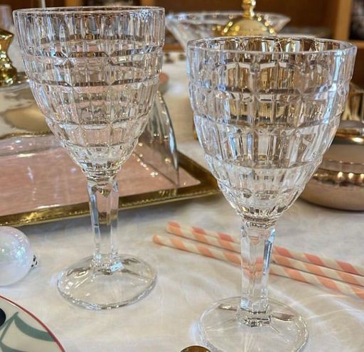 Set De 6 Verres à Pied Transparent Cristal thumbnail 1