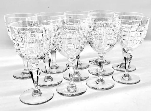 Set De 6 Verres à Pied Transparent Cristal thumbnail 2
