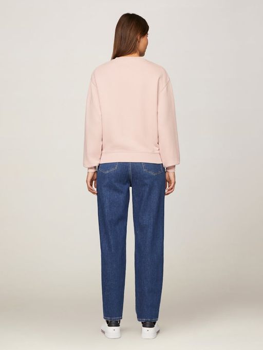 Modern Regular Script Crew Neck Sweatshirt thumbnail 3