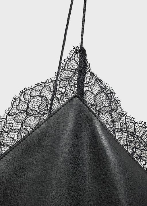 Robe Style Lingerie Simili-cuir thumbnail 2