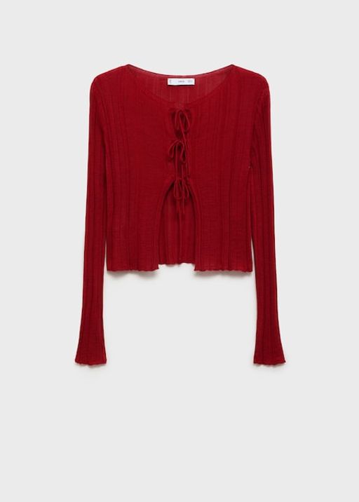 Cardigan Maille Nœuds thumbnail 1