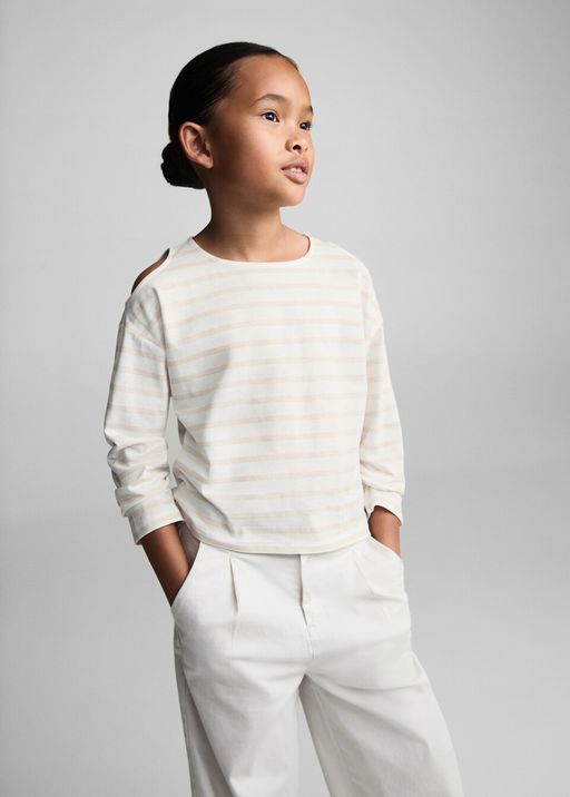 T-shirt Coton Ouverture Épaules thumbnail 1
