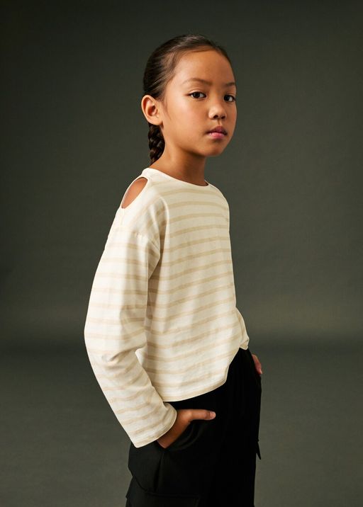 T-shirt Coton Ouverture Épaules thumbnail 4