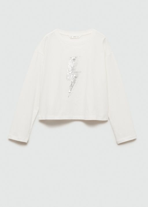 T-shirt Imprimé Paillettes thumbnail 2