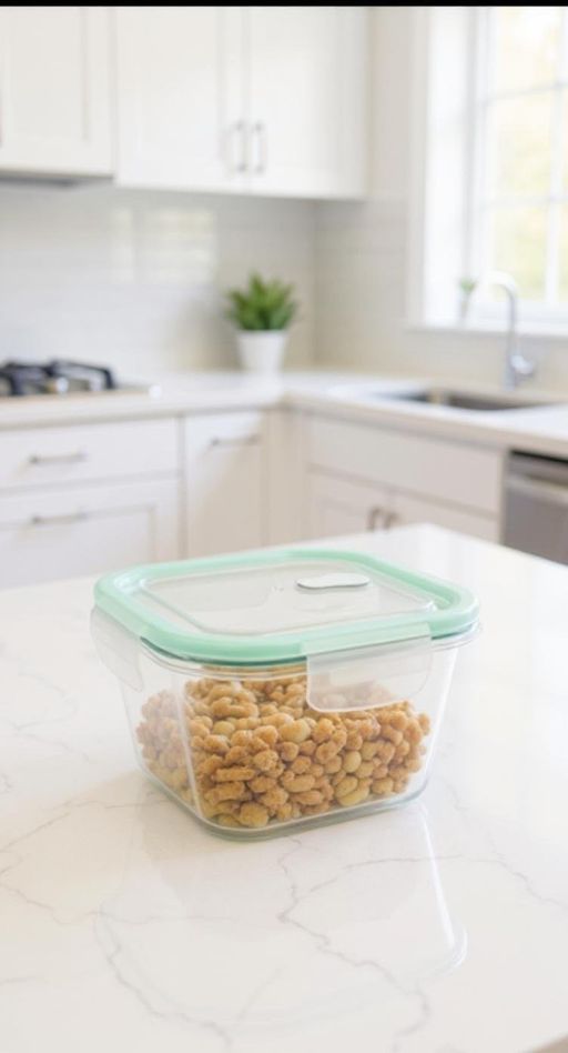 Boîtes Couvercle Transparent À Compartiment En Pyrex Peut Aller Au Four - Compatible Lave Vaisselle Durabilité Accrue thumbnail 2