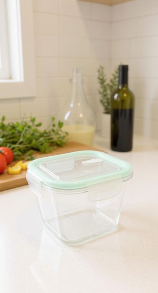 Boîtes Couvercle Transparent À Compartiment En Pyrex Peut Aller Au Four - Compatible Lave Vaisselle Durabilité Accrue thumbnail 4
