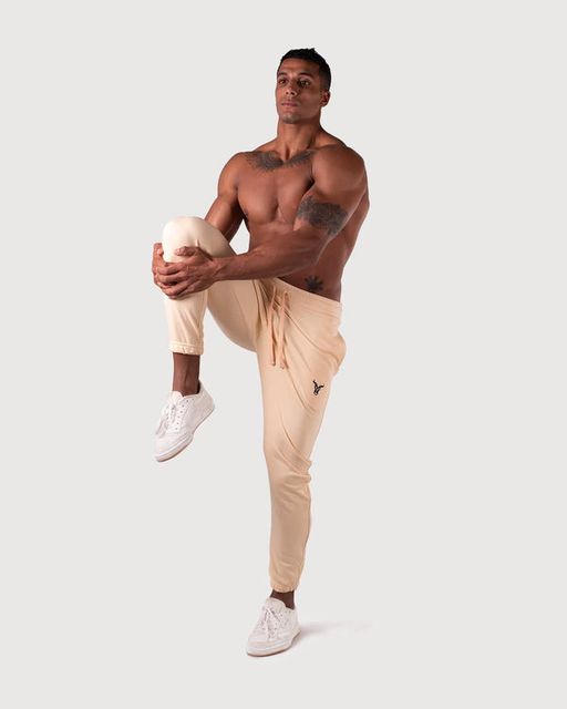 Essential Pantalon De Sport Coton Crème thumbnail 2