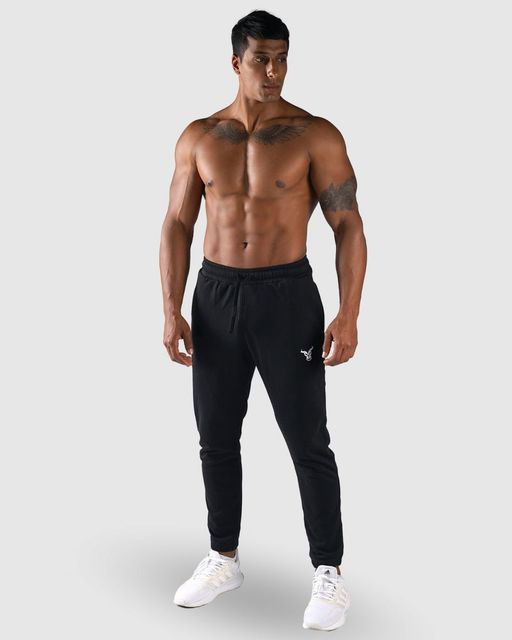 Essential Pantalon De Sport Coton Noir thumbnail 4