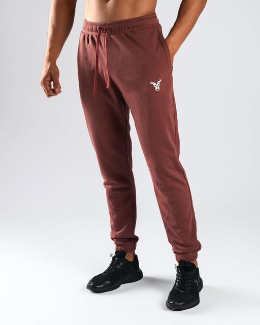 Essential Pantalon De Sport Coton Bordeaux thumbnail 1