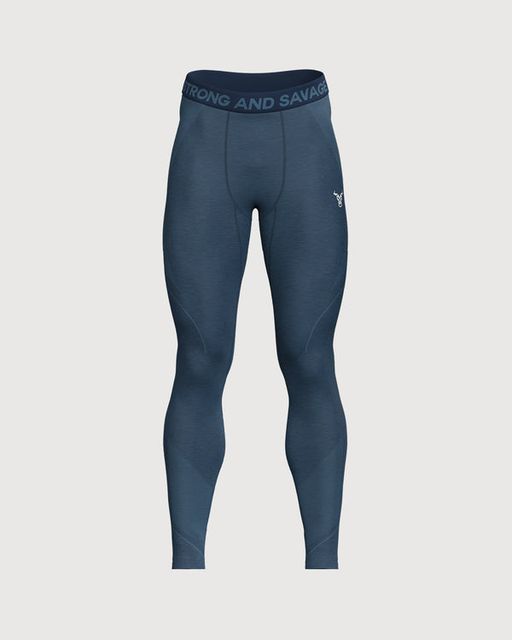 Progress Seamless Leggings Homme Marine Chiné thumbnail 1