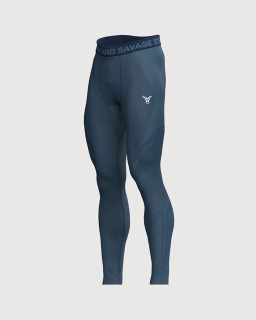 Progress Seamless Leggings Homme Marine Chiné thumbnail 2