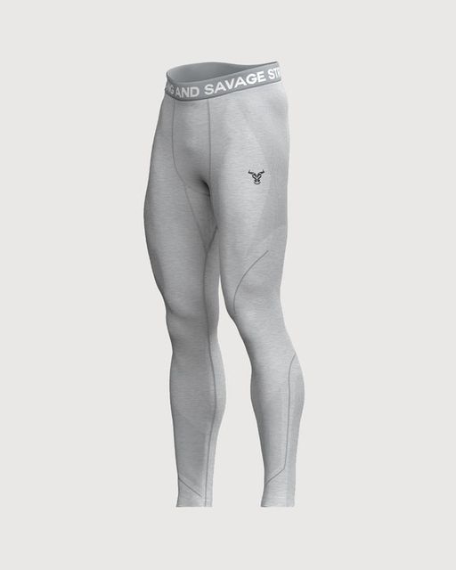 Progress Seamless Leggings  Homme Gris Chiné thumbnail 2