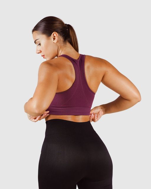 Essential Seamless Brassière Femme Violet thumbnail 2