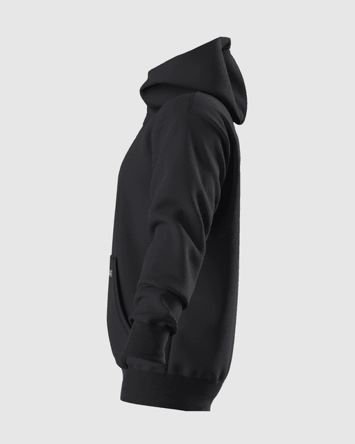 Classic Sweat à Capuche Coton Noir thumbnail 2