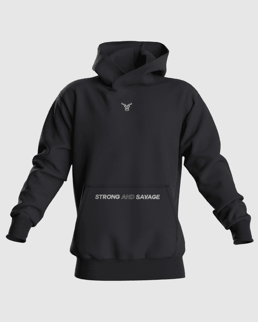 Classic Sweat à Capuche Coton Noir thumbnail 3