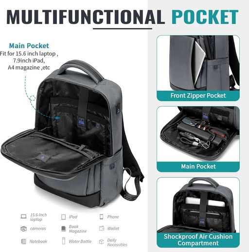 sac á dos / Pc / Luxe / Slim / Extensible sac à dos pratique thumbnail 2