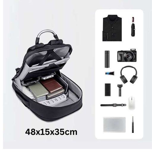 sac á dos, extensible, Ordinateur, grande capacité 41L, voyage thumbnail 2