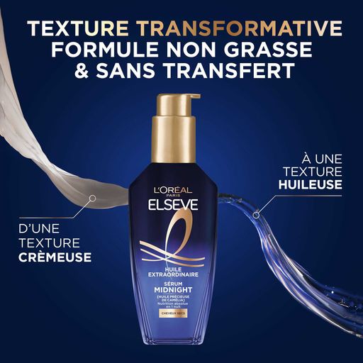 LOREAL PARIS - Soin Cheveux Sérum Huile Extraordinaire Midnight ELSEVE 100ML thumbnail 2