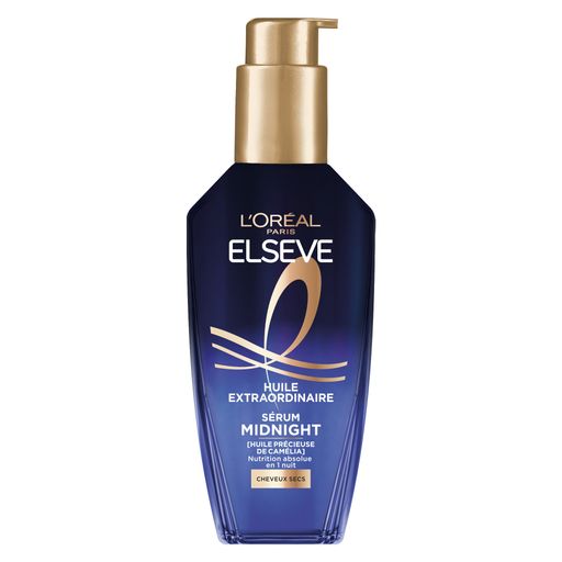 LOREAL PARIS - Soin Cheveux Sérum Huile Extraordinaire Midnight ELSEVE 100ML thumbnail 1