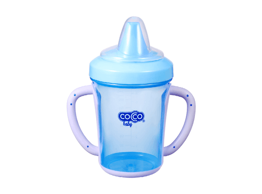 Bebe tasse de bébé avec bras et valve anti fuite 270ml (couleur aléatoire) thumbnail 1
