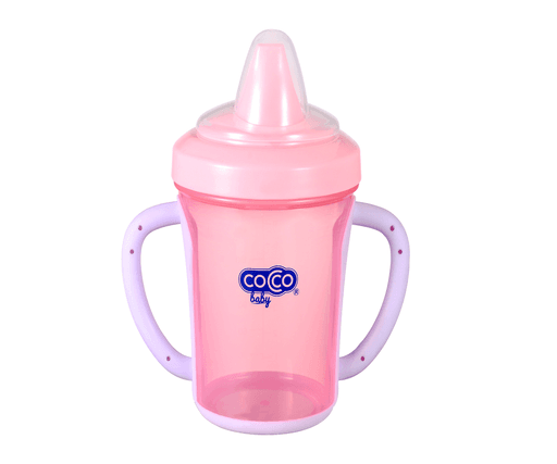 Bebe tasse de bébé avec bras et valve anti fuite 270ml (couleur aléatoire) thumbnail 2
