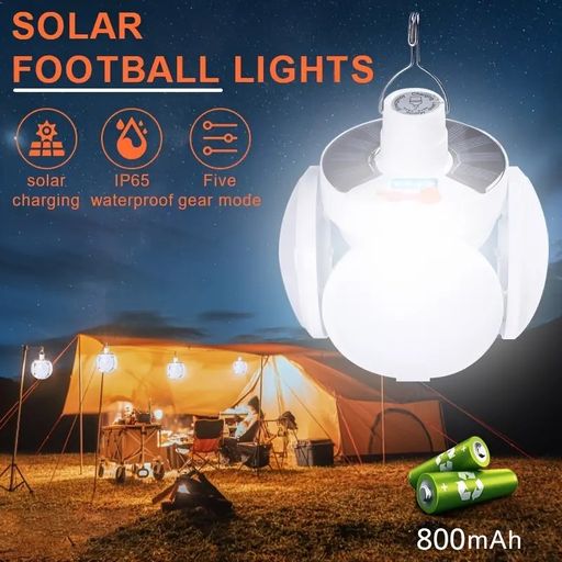 Lumière sans Limites Découvrez la Lampe Solaire Pliable à pour un Éclairage Nocturne sans Fil thumbnail 4