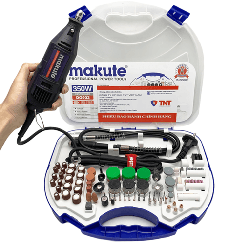 Perceuse rotative multifonction 350W + boîte d’accessoires thumbnail 2