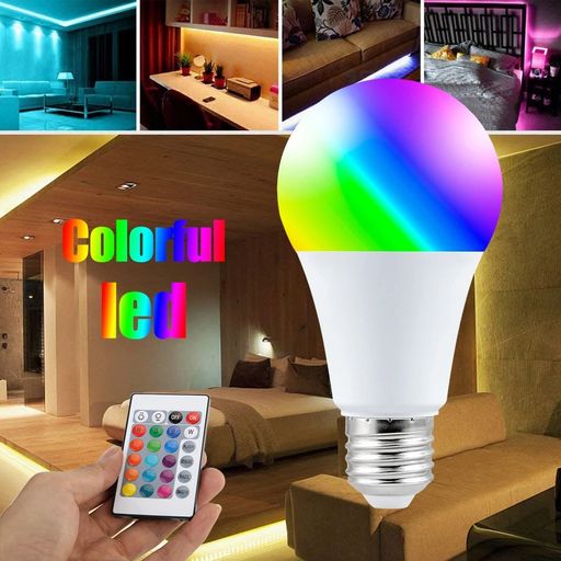 Ampoule 16 Couleurs avec Télécommande E27 A 60 thumbnail 1