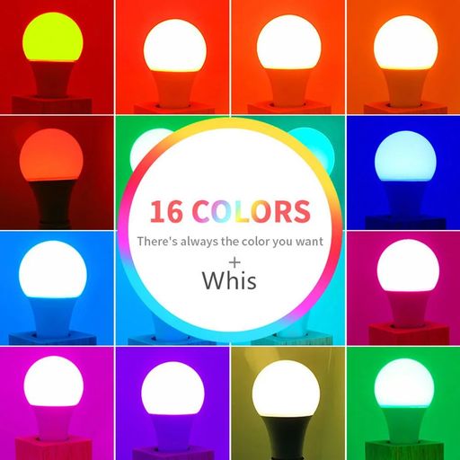 Ampoule 16 Couleurs avec Télécommande E27 A 60 thumbnail 2